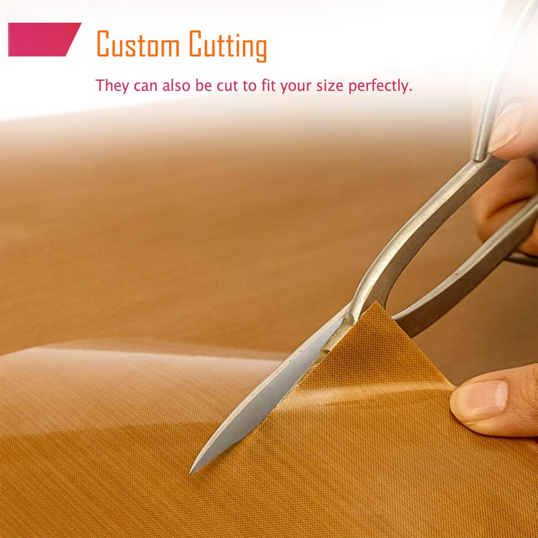 Forever Young & Co. Forever Young & Co. 2 Pack Non-stick Copper Large Oven Floor Protector Liner, Grilling Mats Reusable Baking Mats Heavy Duty Grill Mat of Electric Gas, Toaster, Microwave Ovens Grills, Easy to Clean