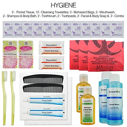 Ready America Ready America 72 Hour Deluxe Emergency Kit, 2-Person 3-Day Backpack, First Aid Kit, Survival Blanket, Power Station, Emergency Food, Portable Disaster Preparedness Go-Bag for Earthquake, Fire, Flood