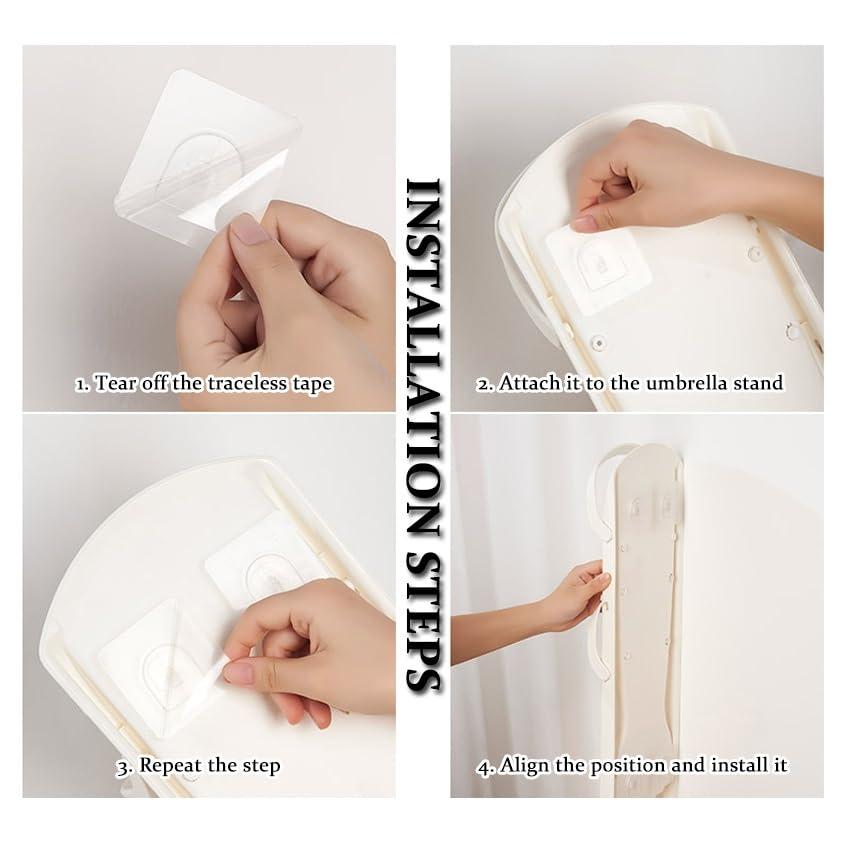 DELURA DELURA Umbrella Stands,Wall-Mounted Umbrella Stand,Home Door Umbrella Gadget Shelves Nordic Creative Commercial Umbrella Storage Rack Home