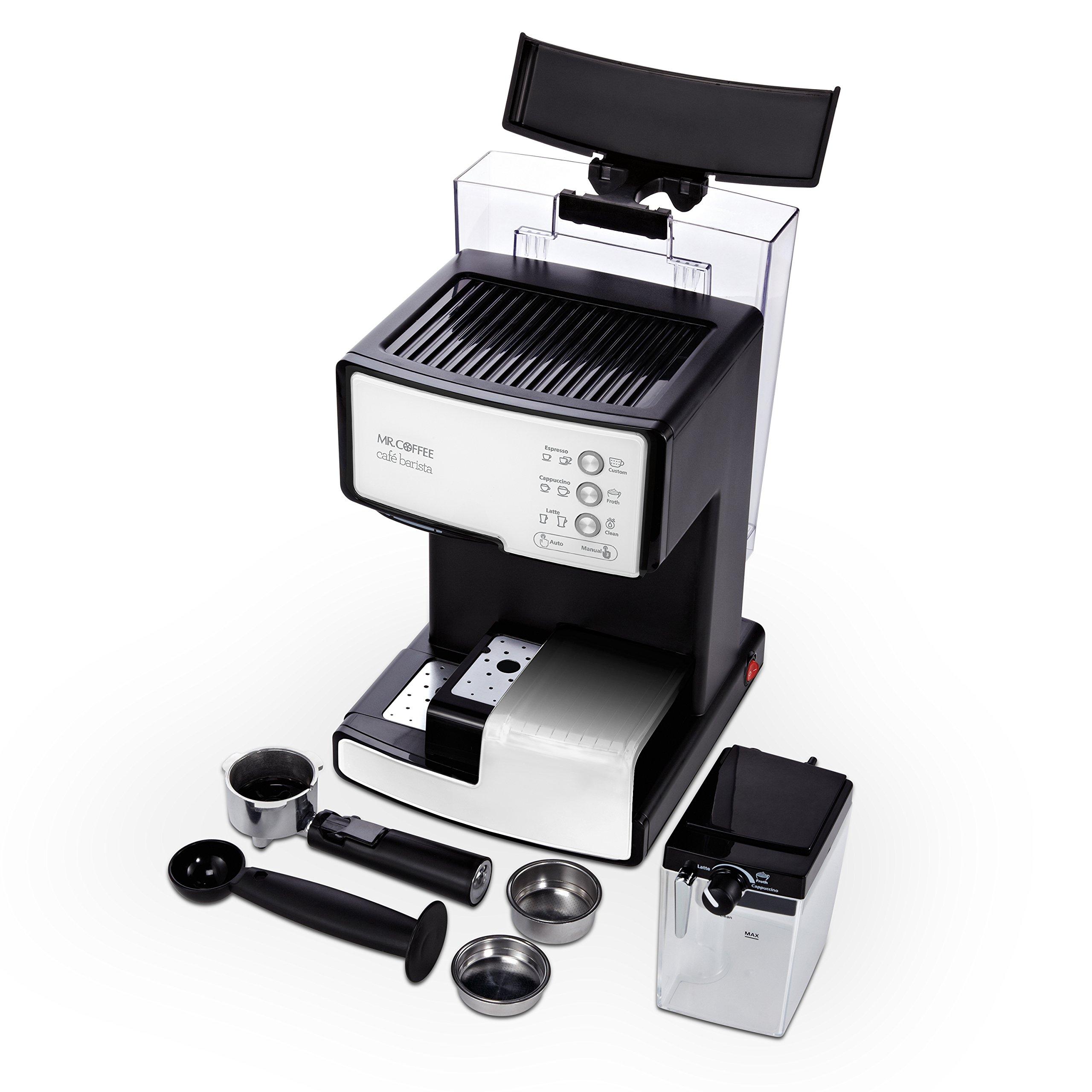 Mr. Coffee Mr. Coffee Cafe Barista Espresso and Cappuccino Maker, White