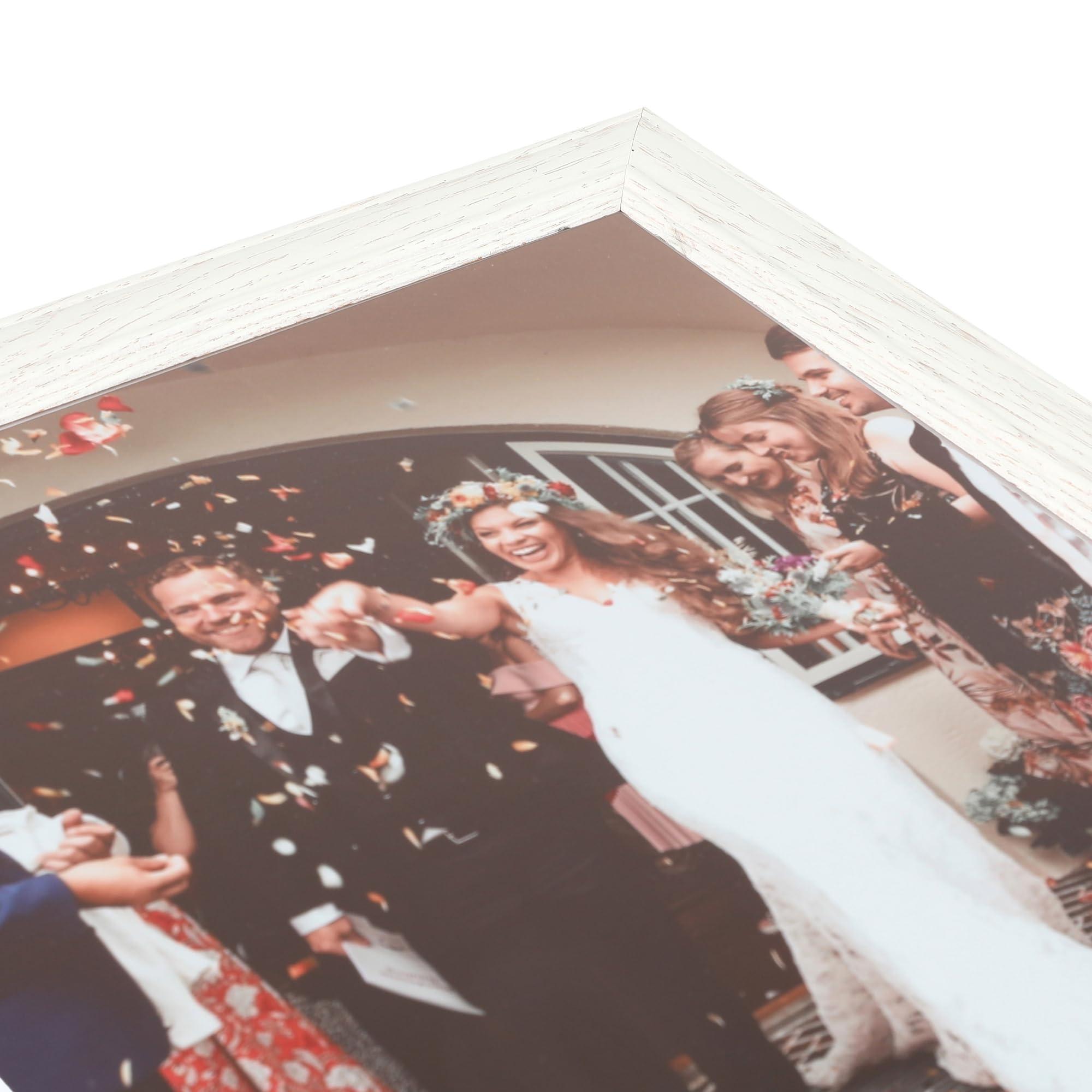 ArtToFrames ArtToFrames 19x25 Inch White Picture Frame, This 1.25 Inch Custom Wood Poster Frame is White - Comes with Foam Backing 3/16 inch and Regular Acrylic (FBPL0151-59504-475-19x25)