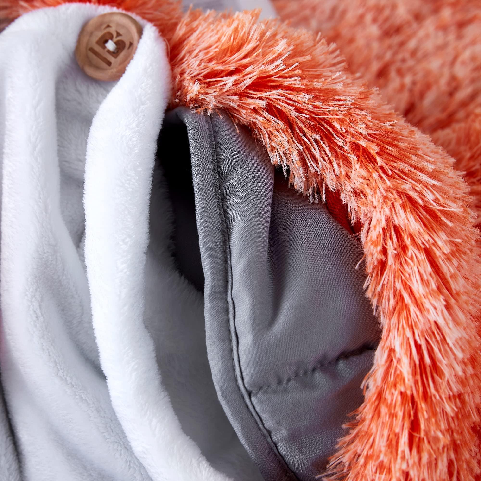 Byourbed Byourbed Chommie Weighted Coma Inducer Twin XL Comforter - are You Kidding - Frosted Orange