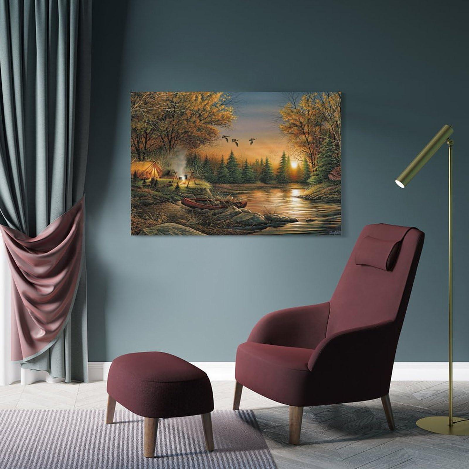 WITHMIST Terry Redlin Print Painting Landscape (99) Room Aesthetic Poster Print Art Wall Painting Canvas Posters Gifts Modern Bedroom Decor 08x12inch(20x30cm)