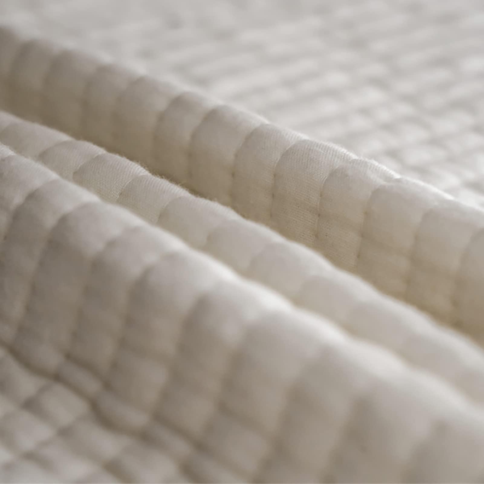 Wgreat Wgreat Sectional Couch Water Resistant Anti-Slip Stain Resistant Multi-Size Sofa Slipcover Furniture Protector,Waterproof Sofa Cover for Pets Dog,Sold by Piece,Beige,90x160cm(35x63inch)