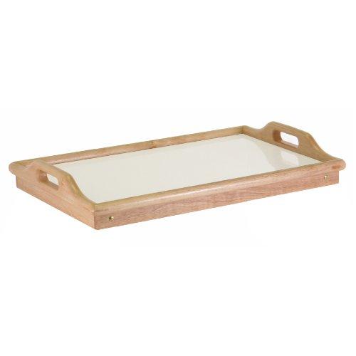 Winsome Winsome Wood Sherwood Bed Tray, Natural and white top