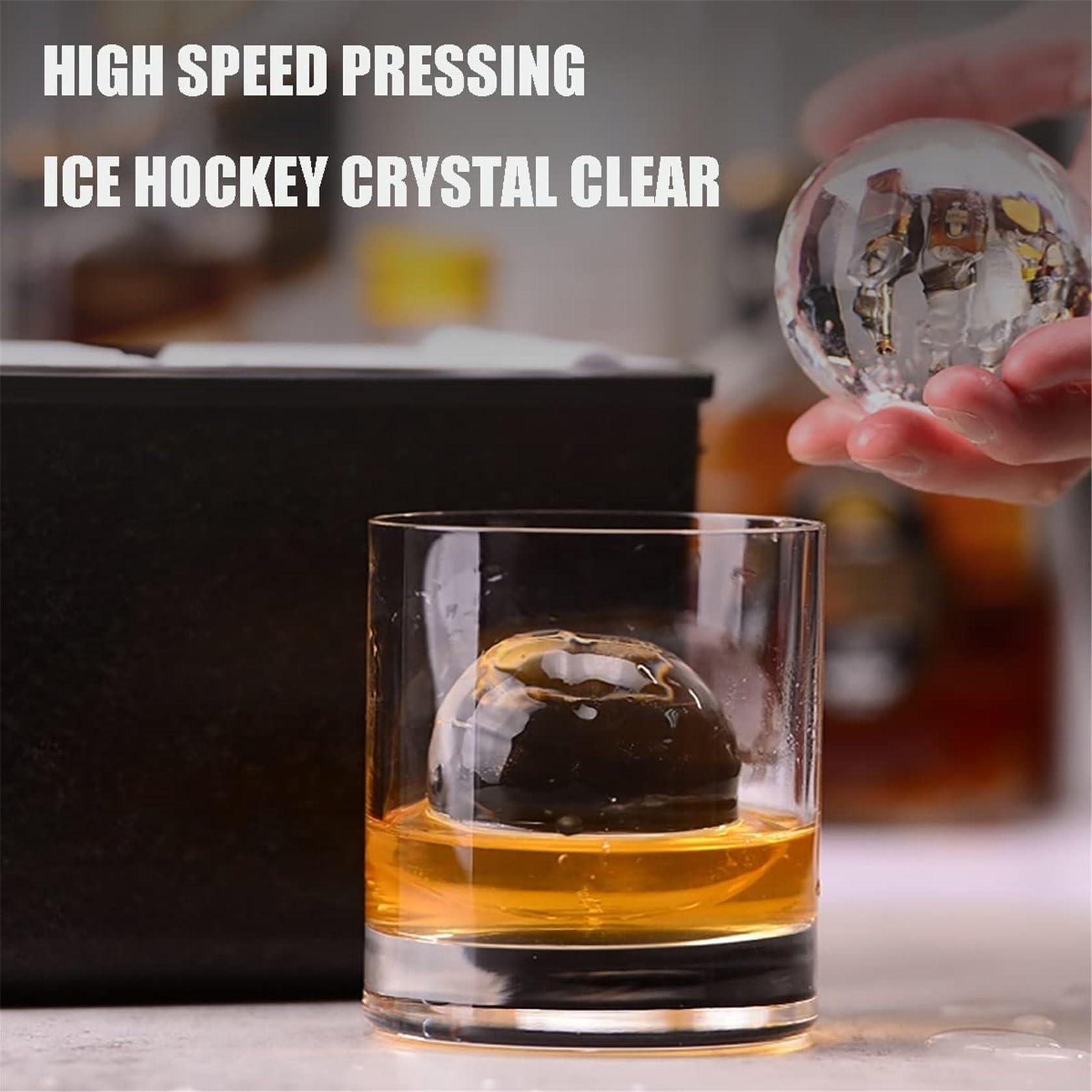MiBoce Diamond Ice Maker, Round Ice Cube Mold, 30-70mm Multi-Purpose Cocktails Ice Ball Press Mold, Complete Shape, for Pubs, Clubs, Restaurants, Cafes, Bar