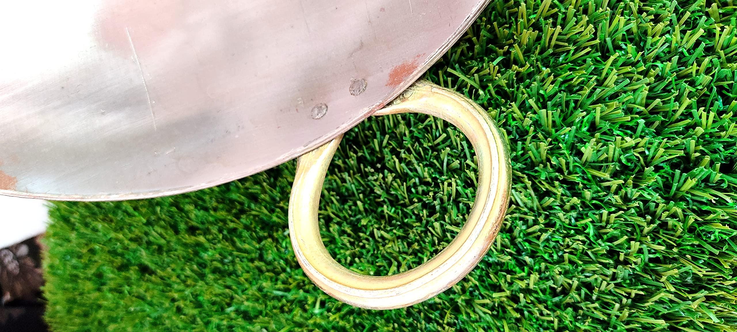 Generic Iron kadai/Work/for Deep/Shallow Frying/Tadka Kadai/Tadka Pan/Handmade Kadai 12inch by Tradebulk