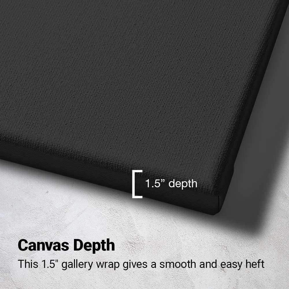 Sense Canvas Sense Canvas Pop Art Hokusai The Great Wave 7 Canvas Art - Home Decor Wall Art Print Poster Painting Large 40x30 / 0.75\"