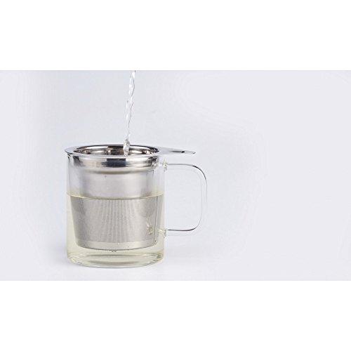 B. BRILLIANT Brilliant - Jasmine Tea Mug and Stainless Steel Infuser with lid and Handle
