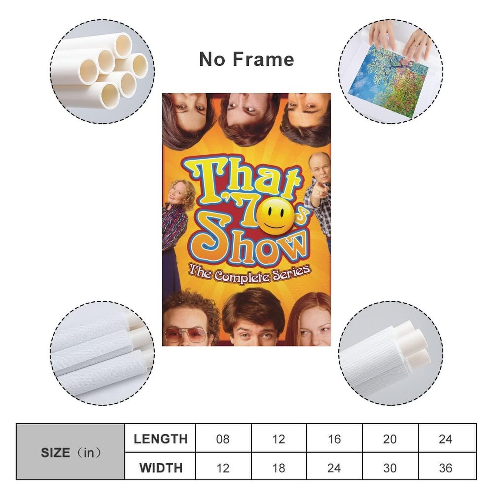 BEBUSH That \'70s Show Movie Poster Room Aesthetic Poster Movie 70s Show Art Prints Wall Decor (11) Canvas Painting Posters and Prints Wall Art Pictures for Living Room Bedroom Decor 20x30inch(50x75cm) Unfra