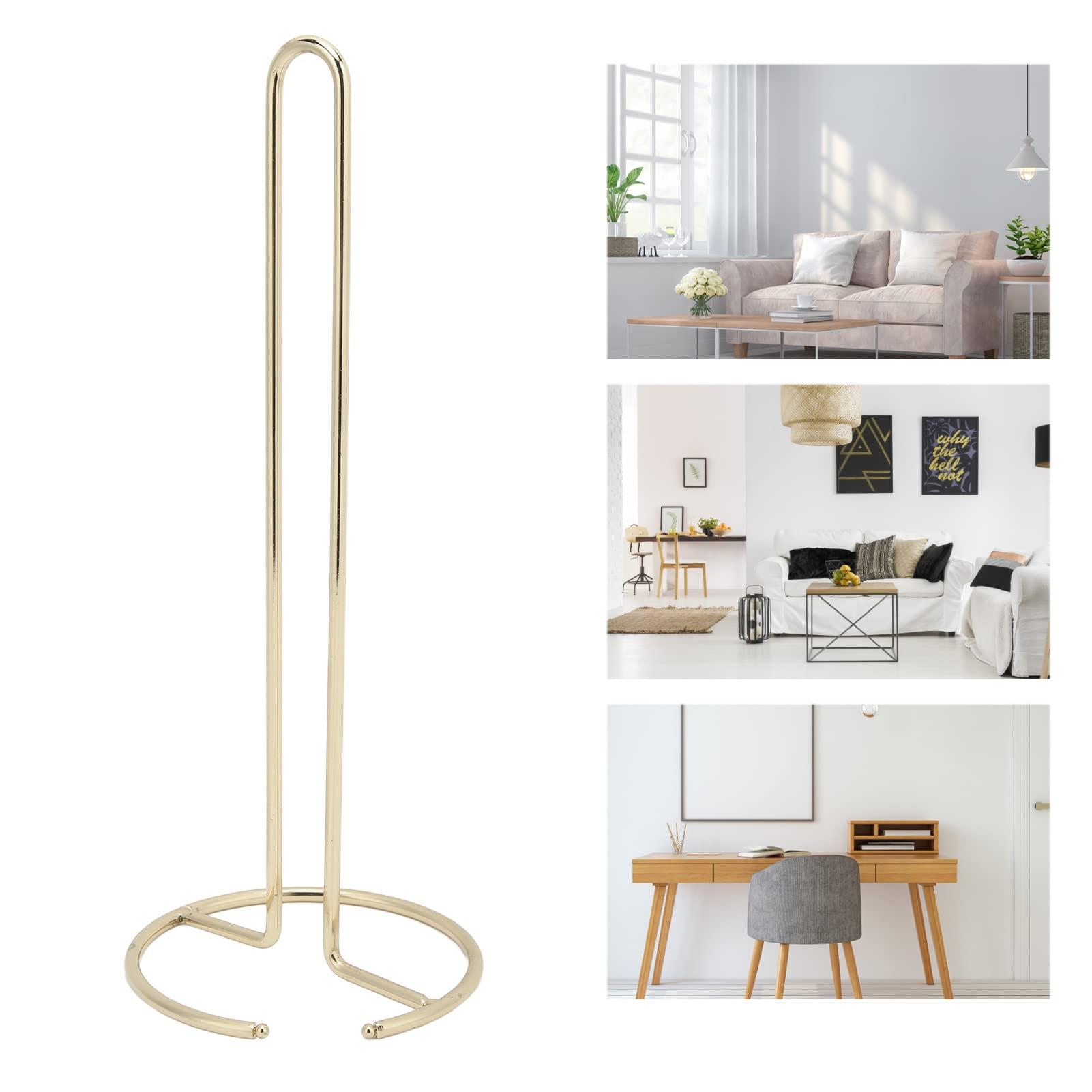 QANYEGN QANYEGN Wrought Iron Paper Towel Holder, Simple 1 Piece, Easy to Install, Suitable for Office, Kitchen, Bathroom Or Desktop Use(ld)