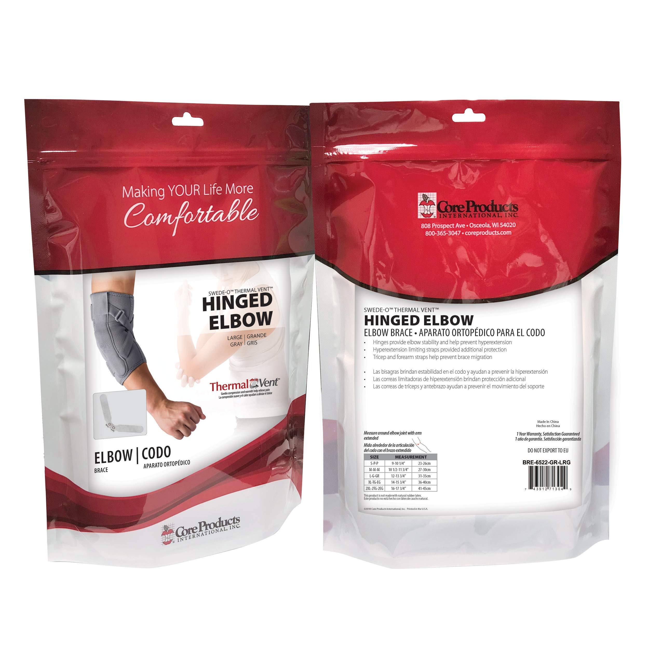 Swede-O Swede-O Thermal Vent Hinged Elbow Brace - Large