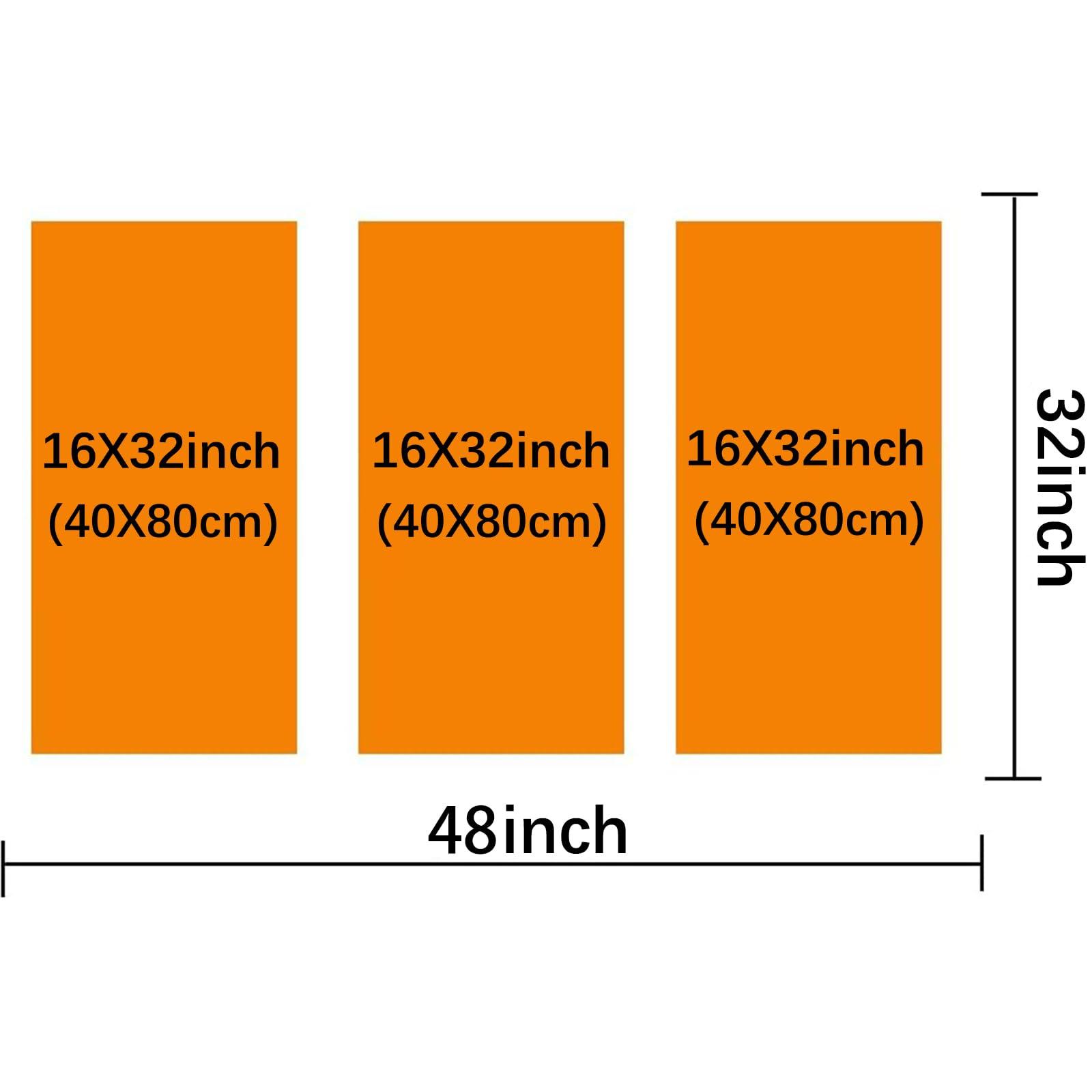 Gyndelphos African 3 Pieces Wall Art Framed Canvas Abstract Art Pictures Wall Decor Figure Painting Art wrok for Living Room Bedroom Home Dcor