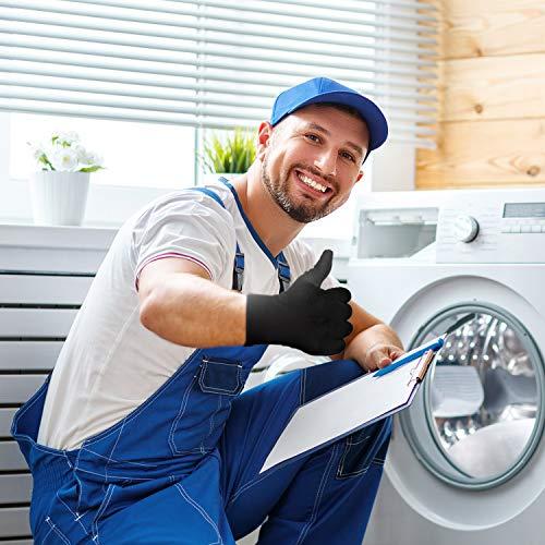 SATINIOR SATINIOR 60 Pcs Cotton Glove Stretchy Work Glove Reusable Mitten for Men Women Dry Hand Art Handling Coin Jewelry(Black)