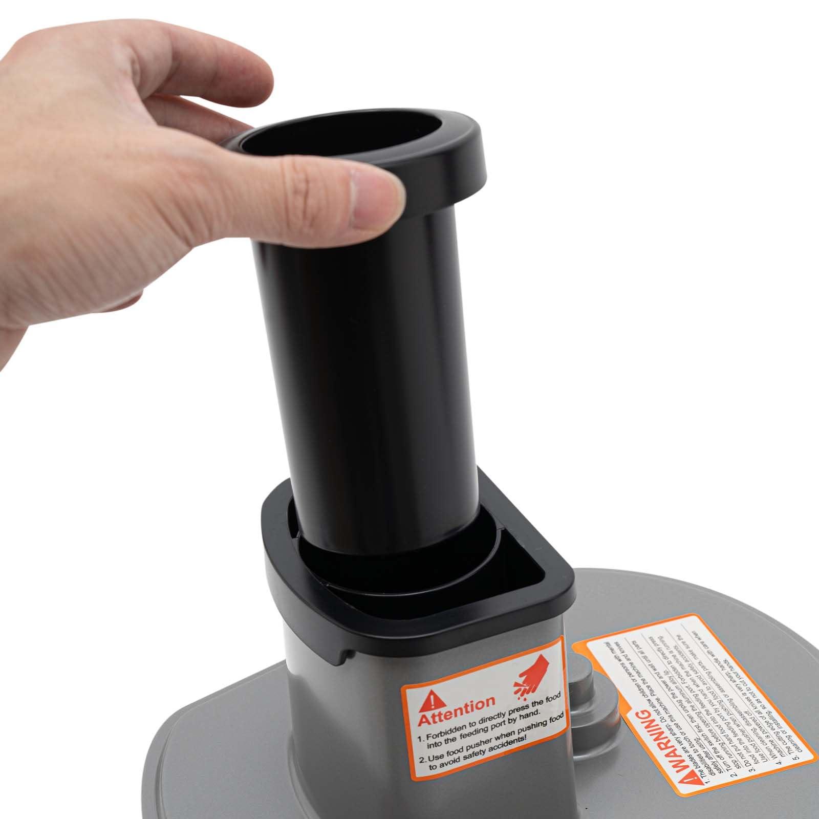 HAPPCUCOE Electric Vegetable Dicer and Slicer Machine, 200W Commercial Vegetable Chopper,Fruit Slicer Automatic Potato Onion Slicing for Restaurants,Home,Kitchen