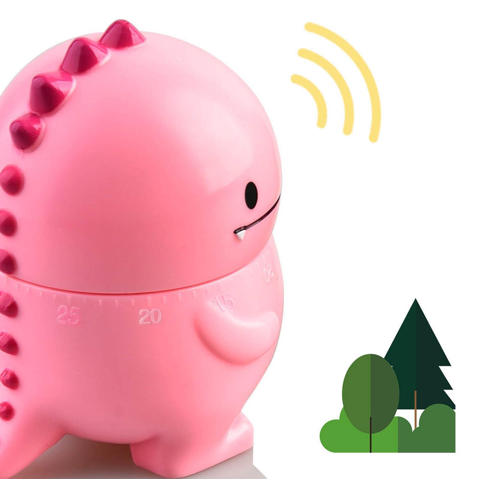 QIANQJL QIANQJL Mechanical Fashion Kitchen Timer Practical Timer Dinosaur Cooking Timers Perfect for Home Dorms and Outdoor Activities, 9*6.6cm, Green