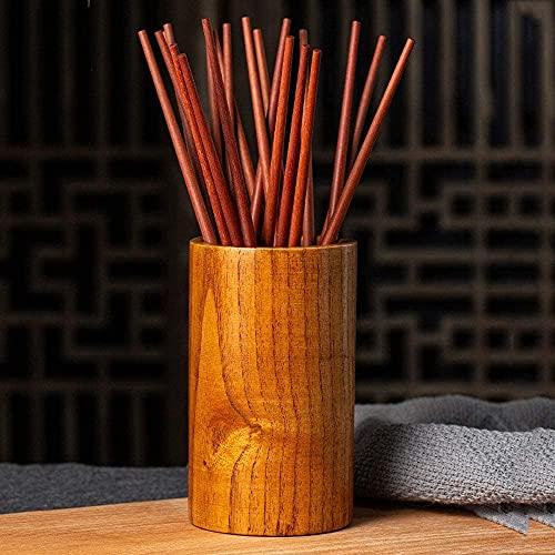 ZHANGDONG ZHANGDONG Chopsticks Reusable Metal Chopsticks Wooden Chopsticks Metal Chopsticks 5 Pairs Chinese Chopsticks Gift Set, Natural Wood and Brass Head Chopsticks.Apply to Home and Restaurant,Outd