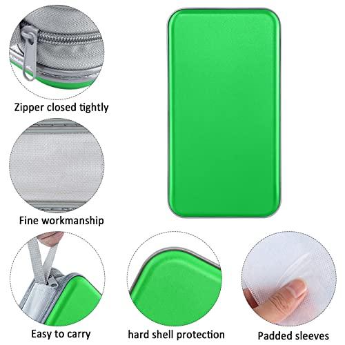 Siveit Siveit CD Case Holder, 80 Capacity CD/DVD Case Holders Wallet Hard Plastic CD DVD Disc Cases Storage Binder for Car Home Office Travel (Green)