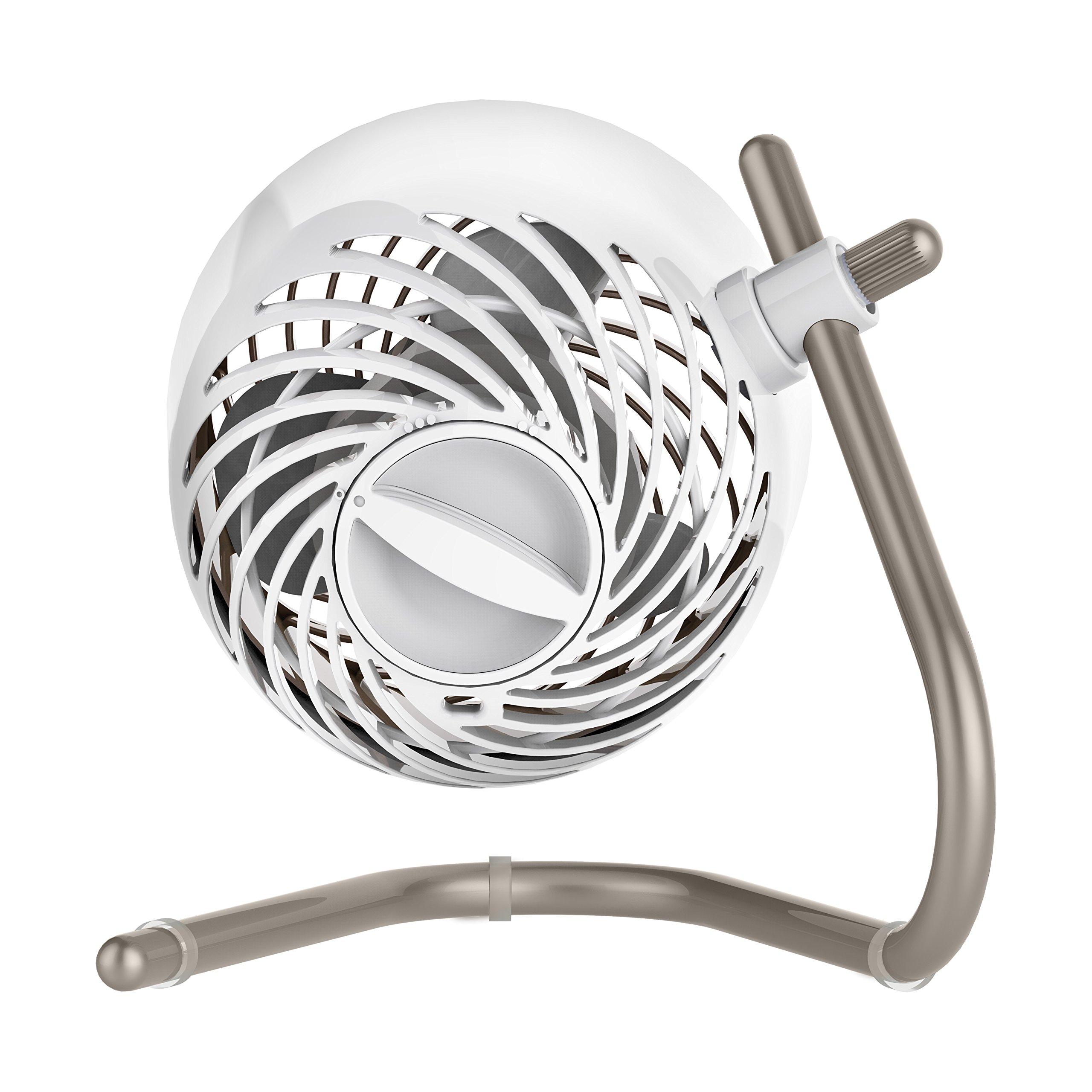 Vornado Vornado Pivot Personal Air Circulator Fan, 6-inch, Quiet Portable Travel Fan, 3 Speeds, Champagne