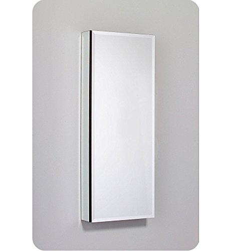 Robern Robern MC1640D4FBL M-Series Mirror Cabinet with Beveled Edge Door, Silver
