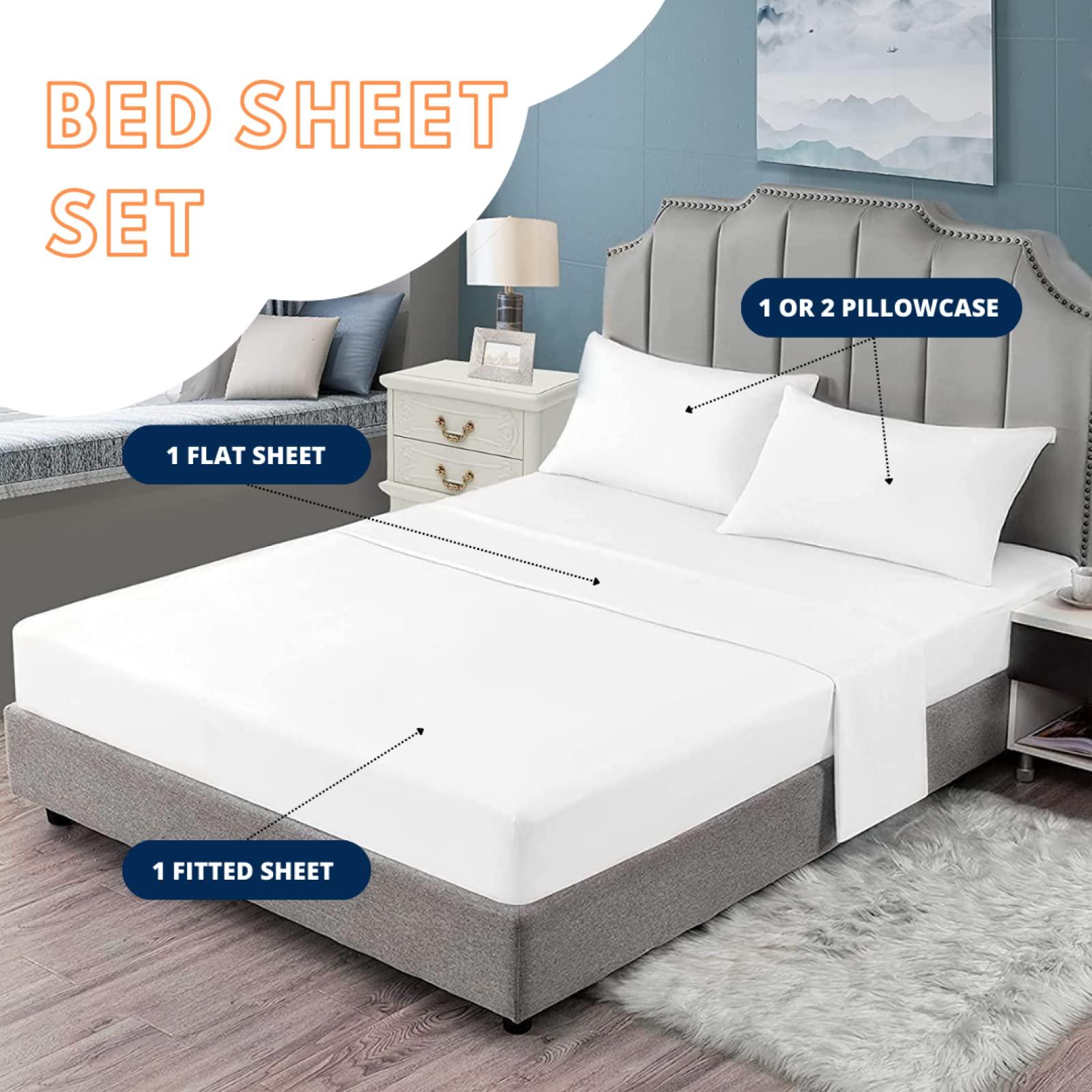 THYUNQ THYUNQ Geometric Sheets California King Size Bed, Modern Abstract Pattern Bedding Sheets & Pillowcases - 14 Inch Deep Pocket, Super Soft Microfiber Printed Sheet Set 4 Piece