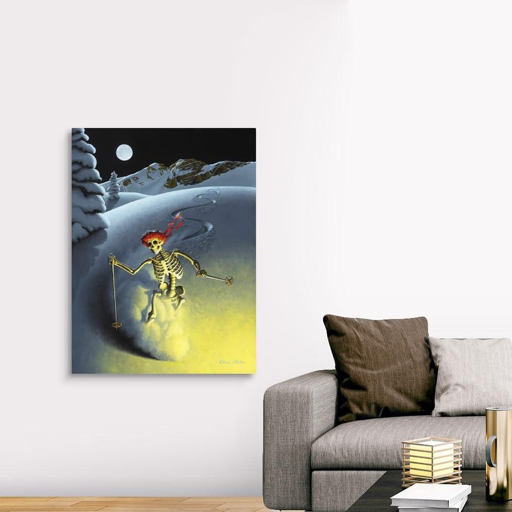 CANVAS ON DEMAND CANVAS ON DEMAND After Hours Canvas Wall Art Print by Chris Miles, Home Decor, Fantasy, Haunt Artwork, 36\"x48\"