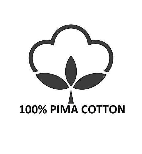 Himeya Bedding Himeya Bedding Best 100% Pima Cotton 4-PCs Sheet Set (1 Fitted, 1 Flat, 2 Pillowcase) Fits Upto 30-34\'\' Deep Pocket (California King Size) Heavy 1500-TC Rich Soft Sheets (Stripe, Orange)