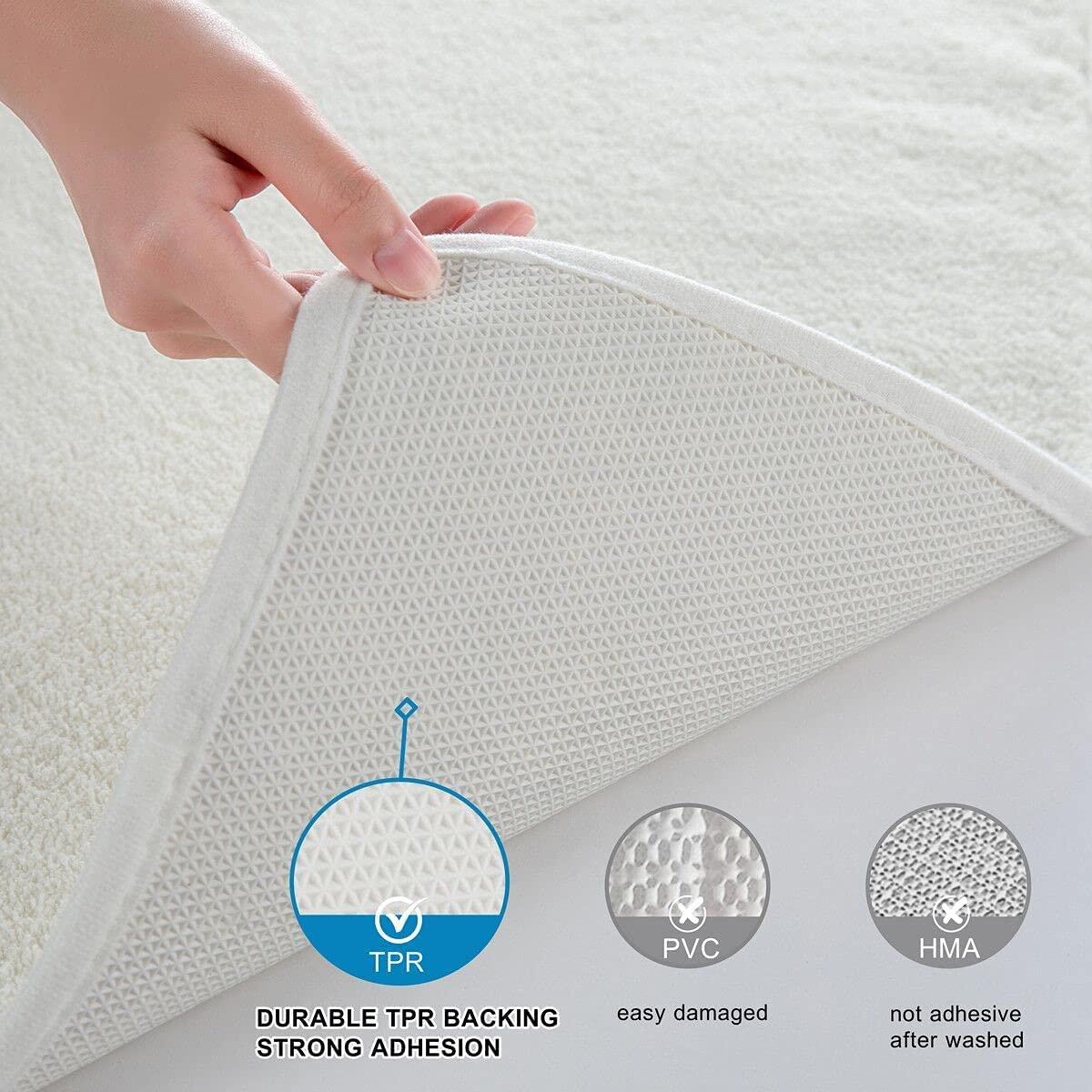 Homewish Western Texas Star Kids Bath Mats,Cowboy Rustic Farmhouse Mats Rugs,Boys Girls Adults Home Decor,Geometric Stripes Patchwork Bath Carpets,Brown Retro Bath Rugs,Absorbent Floor Mats,16Wx24L Inches