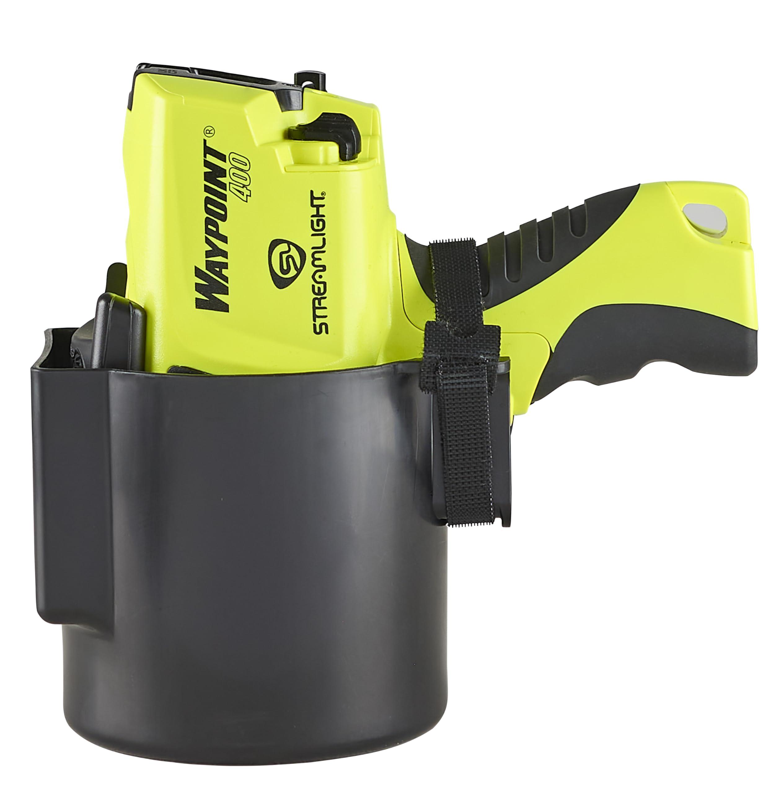 Streamlight Streamlight 44910 Waypoint 400 Rechargeable 1400-Lumen Long Range Pistol-Grip Spotlight with 120V AC Charger and Polymer Holder/Mount, Yellow
