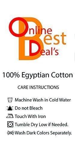 Egyptian Cotton Factory Outlet Store Egyptian Cotton Factory Outlet Store 21 Inches Extra Deep Pocket - 1000 Thread Count Egyptian Cotton Four (4) Piece Bed Sheet Set, 1000Tc, Queen, Solid White