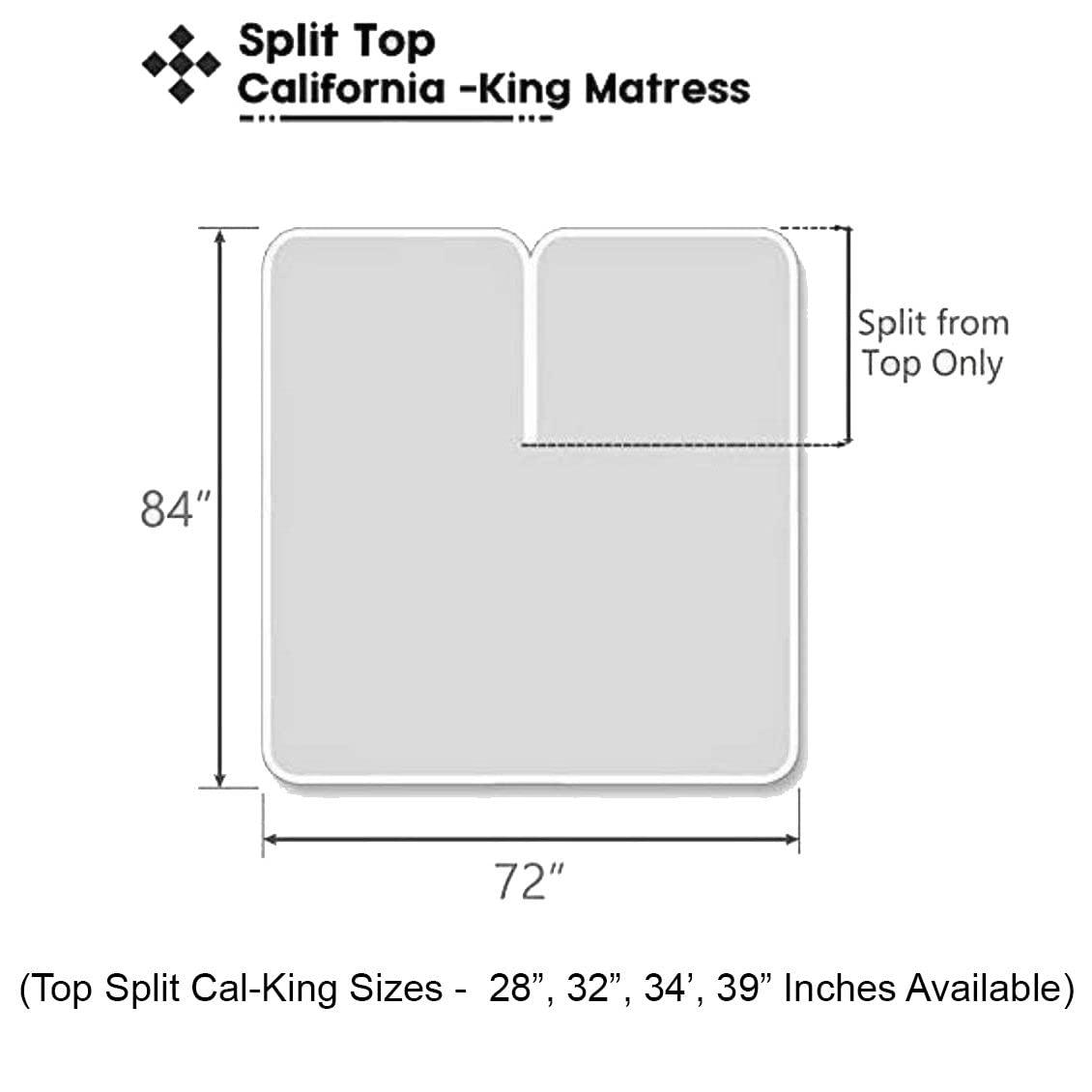 TONY\'S TEXTILES Top Split Cal-King Sheets Sets for Adjustable beds, Half Split Cal-King Sheet Sets for Adjustable beds 18\" deep Pocket, 39\" Split Top Sheets, 1000 TC 100% Cotton (Half Split Fitted), Aqua Blue Solid