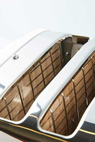 Dualit Dualit Classic 4 Slice NewGen Toaster - Stainless Steel - Hand Built in the UK - Replaceable ProHeat elements - Defrost Bread - Mechanical Timer - Charcoal Classic Toaster