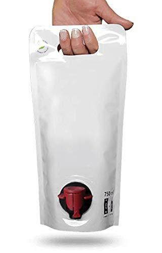ASTRAPOUCH 750mL Wine Pouches (12 pack) [Eco-Friendly Wine Bottle Alternative] - Easily Bottle, Dispense & Store Your Wines - Perfect For Home Winemakers and Small Wineries to Sell in Your Tasting Room!