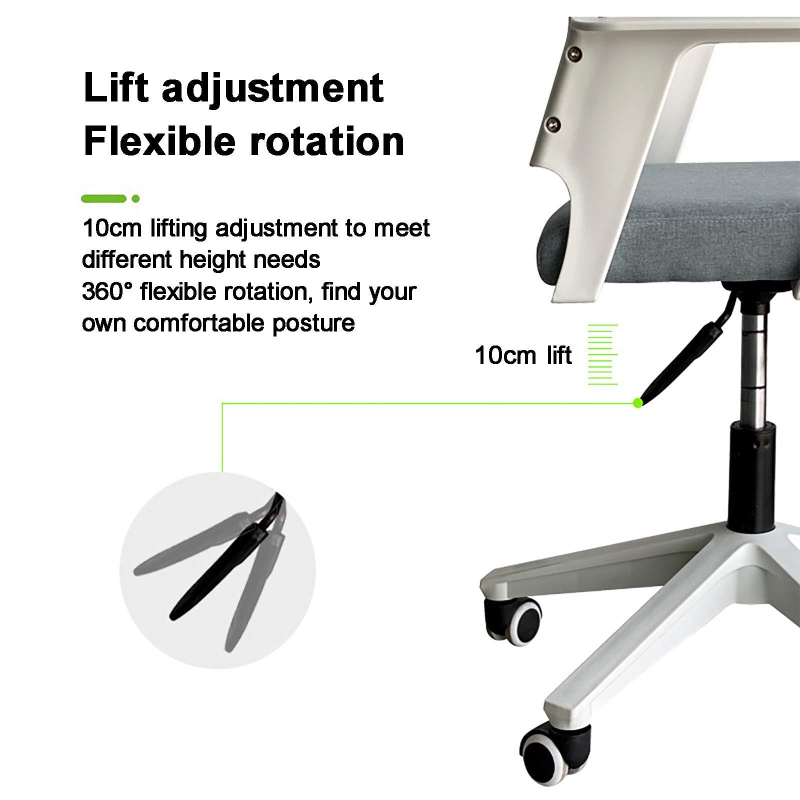 MCLAYF Office Chair Gaming Chair Computer Chair Ergonomic Computer Chair Height Adjustable Adults Desk Chair,Mesh Game Chair,Comfortable Upholstered Executive Swivel Chair for Gaming or Home O