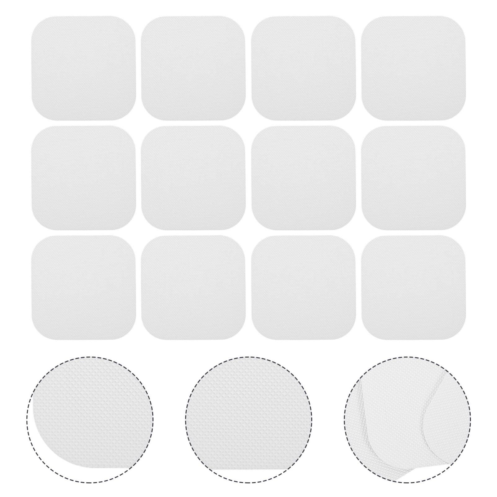 Cabilock Cabilock 72Pcs Bathroom Non-Slip Stickers Shower Floor Grip Stickers Shower Stickers Kids Shower Handle Floor Decals Non-Slip Bathroom Sticker Child Non-Slip Belt Tomorrow tub White