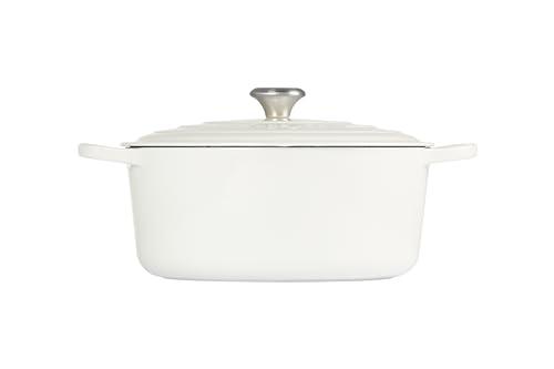 Le Creuset Le Creuset Enameled Cast Iron Signature Round Dutch Oven, 9 qt., White