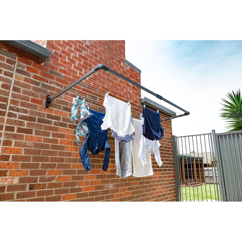 Daytek Daytek Mk2 Fold Down Clothesline - Slim, 42.7 Feet Drying Space