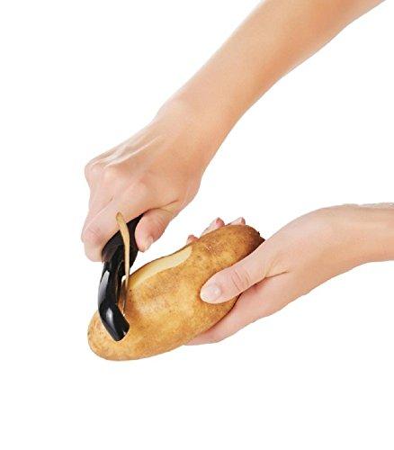 OXO OXO SoftWorks Swivel Peeler, 1-Pack, Black