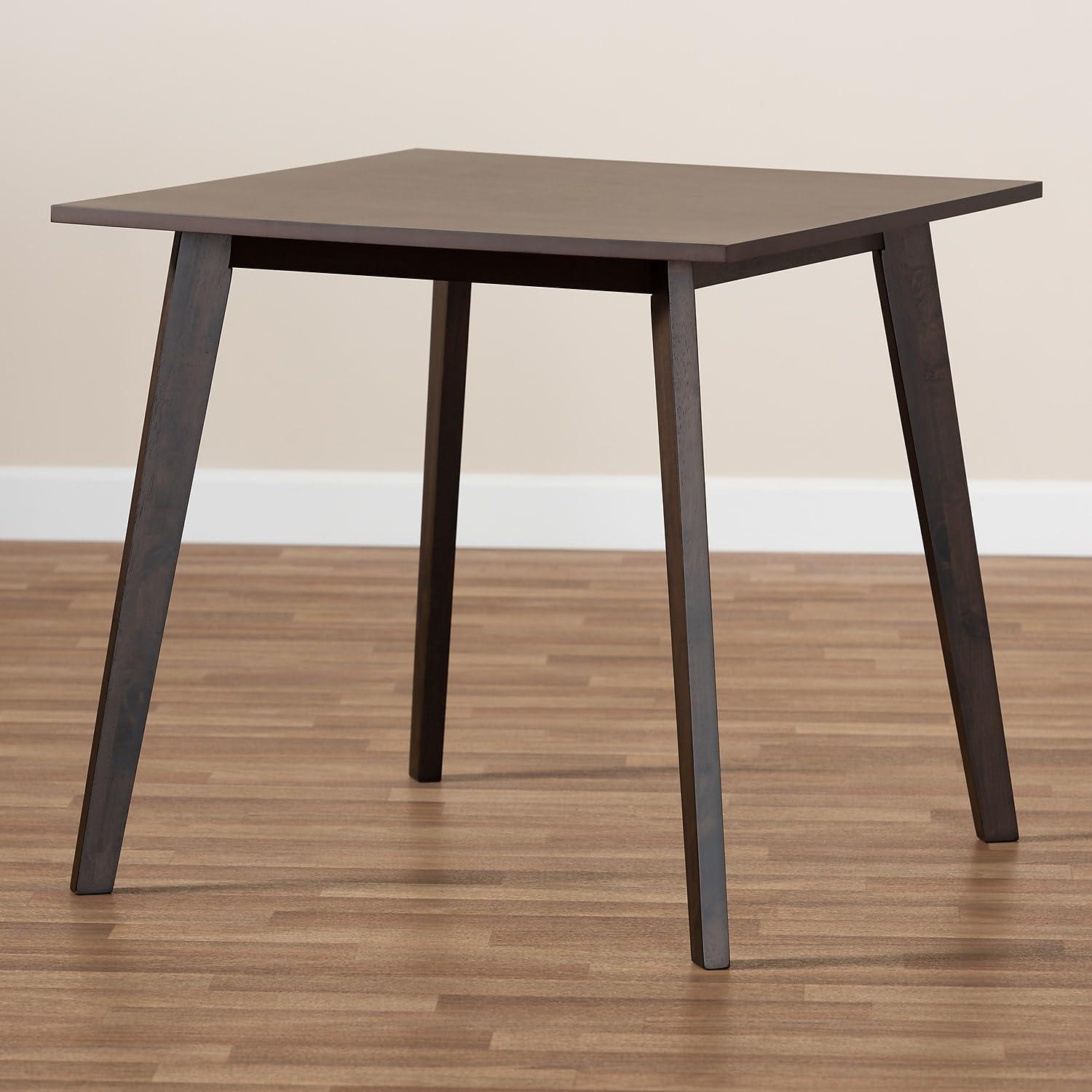 Baxton Studio Baxton Studio Britte 31.5-inch Dining Table, Dark Brown (161-10464-HiT)