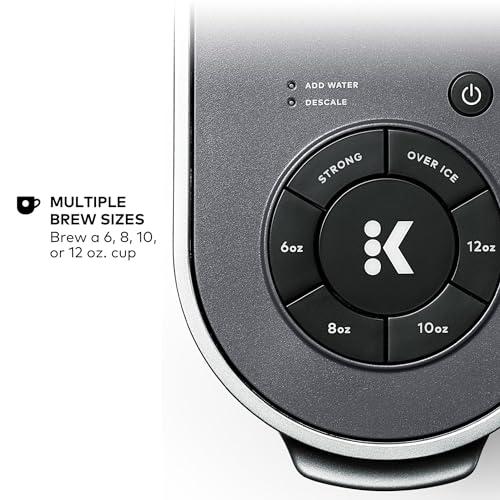 Keurig Keurig K-Supreme Single Serve K-Cup Pod Coffee Maker, MultiStream Technology, 4 Brew Sizes, 66oz Dual-Position Removable Reservoir, Gray