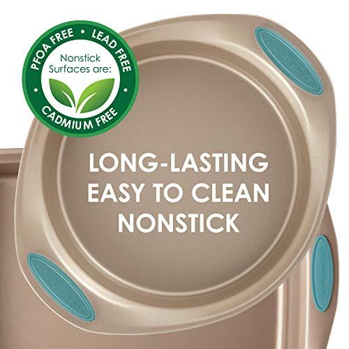 Rachael Ray Rachael Ray Cucina Nonstick Baking Pan / Nonstick Cake Pan, Square - 9 Inch, Brown