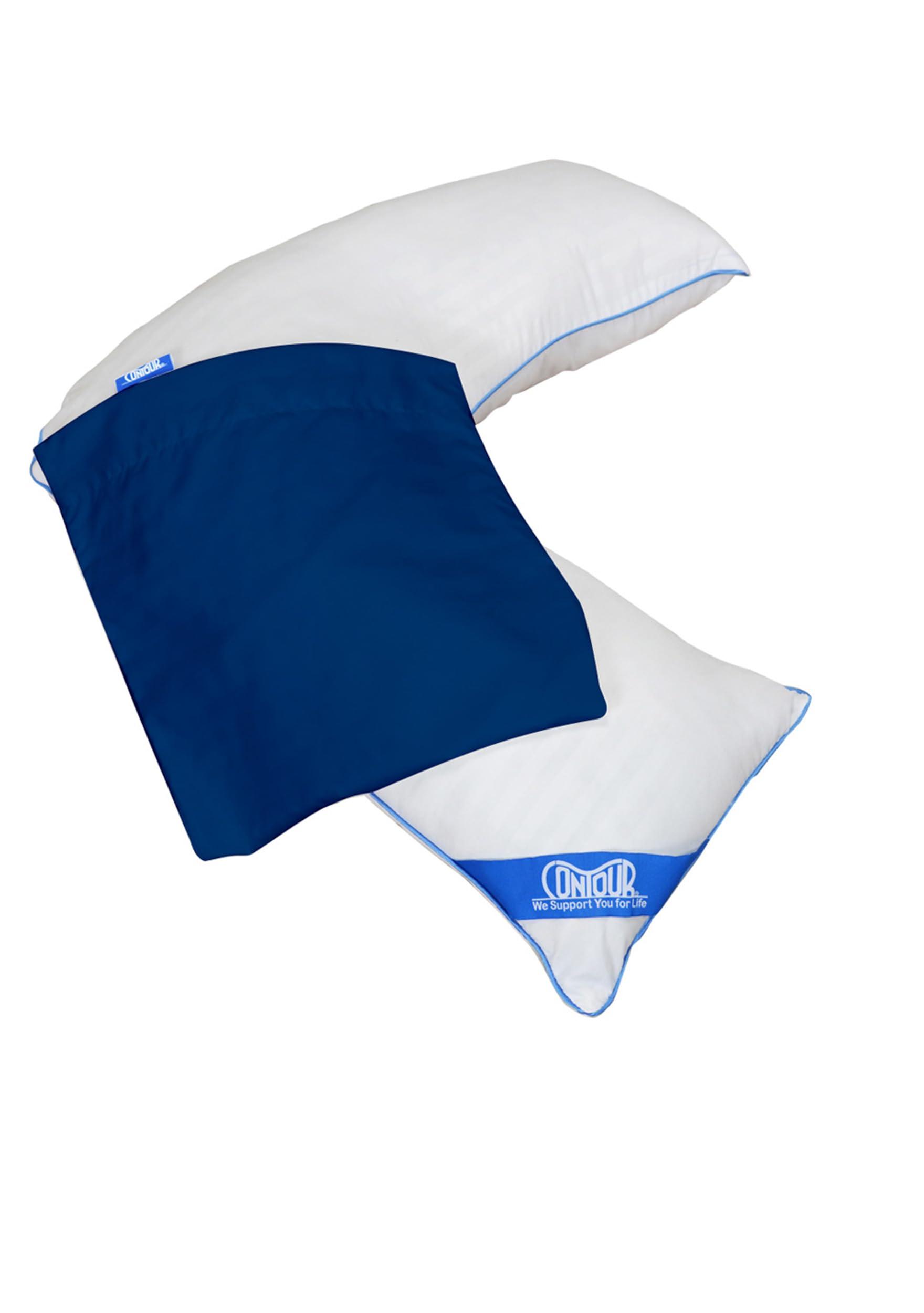 Contour Legacy Contour Products L Pillow Case, Navy, Made Specifically for The Contour Products L-Shaped Body Pillow