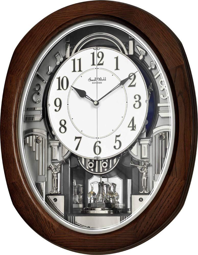 Rhythm Clock Rhythm Clocks \"Espresso Blessing\" Magic Wall Clock