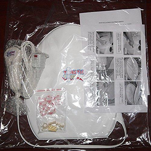 Toastie Tush Toastie Tush Round Easy to Use Toilet Seat Heater