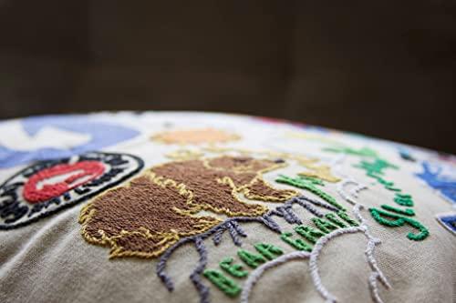 Catstudio Catstudio Glacier Park Embroidered Decorative Throw Pillow