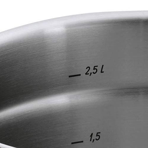 WMF WMF Pot Set 4-Piece Premium One Inside Scale Steam Vent Made in Germany Cool+ Technology Metal Lid Cromargan Stainless Steel Polished Suitable for Induction Hobs Dishwasher-Safe
