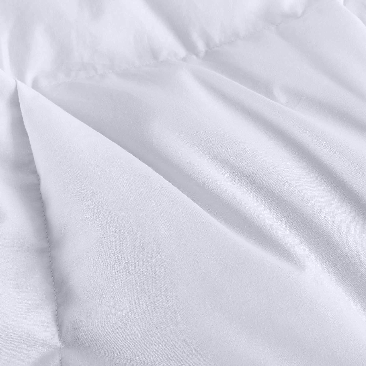 RU BEDDING RU BEDDING Down Alternative Comforter, All Season Comforter - Fiberfill Duvet Insert - Box Stitched, Size-Queen (90\"X102\") Colour Aqua Blue