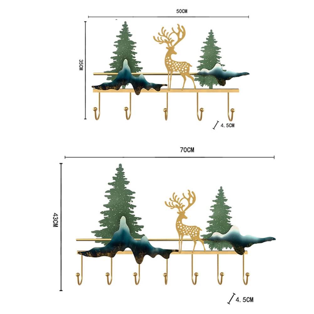 GraSky Coat Hooks,Coat Hooks Wall Mounted,Coat Rack,Stainless Steel Coat Hooks Rack Coat Hook Rack Wall Mounted - Modern Heavy Duty Metal Coat Hook Rack for Wall to Hang Robes, Handbags, Keys, Towels, Hats (