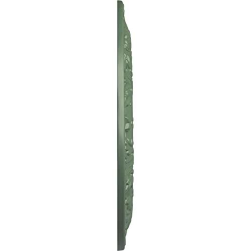 Ekena Millwork Ekena Millwork CM20BXAGF Biddix Ceiling Medallion, 20 7/8\"OD x 1 1/4\"P (Fits Canopies up to 7 1/2\"), Hand-Painted Athenian Green