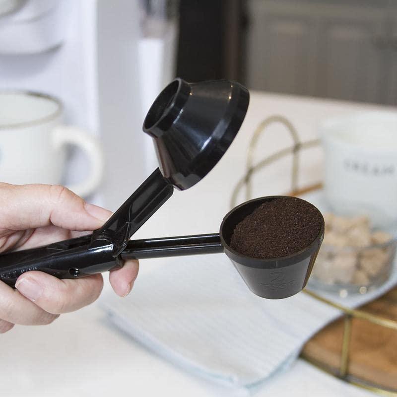 PERFECT POD Perfect Pod EZ-Scoop Coffee Scooper & Funnel for Reusable K Cup Refillable Coffee Pods, 2 Tablespoon Capacity